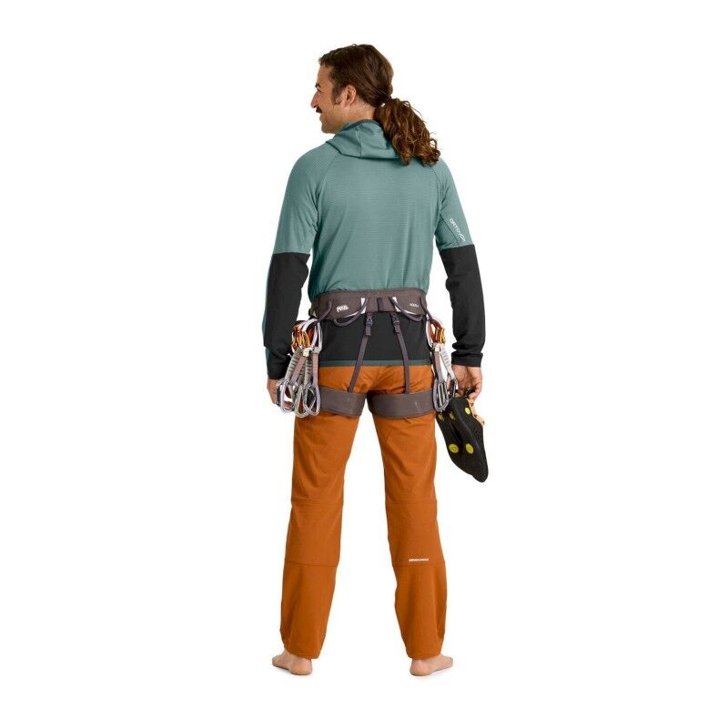 Ortovox Fleece Rib Hoody - Merino Fleecevest - Heren | Hardloop