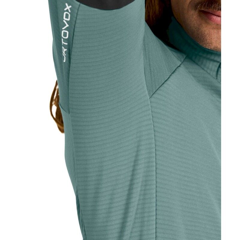 Ortovox Fleece Rib Jacket - Pánská fleesová mikina | Hardloop