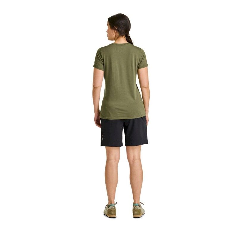 Ortovox 120 Cool Tec Mountain Stripe TS - Merinoshirt - Damen | Hardloop