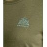 Ortovox 120 Cool Tec Mountain Stripe TS - T-shirt en laine mérinos femme | Hardloop