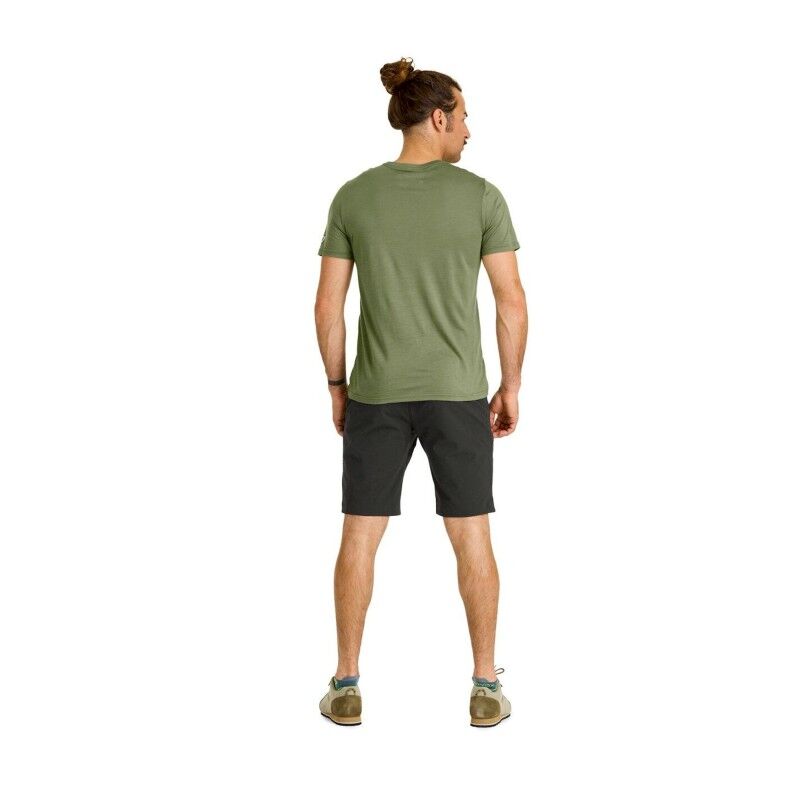 Ortovox 120 Cool Tec Mountain Stripe TS - Maglia merino - Uomo | Hardloop