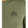 Ortovox 120 Cool Tec Mountain Stripe TS - Merinoshirt - Herren | Hardloop