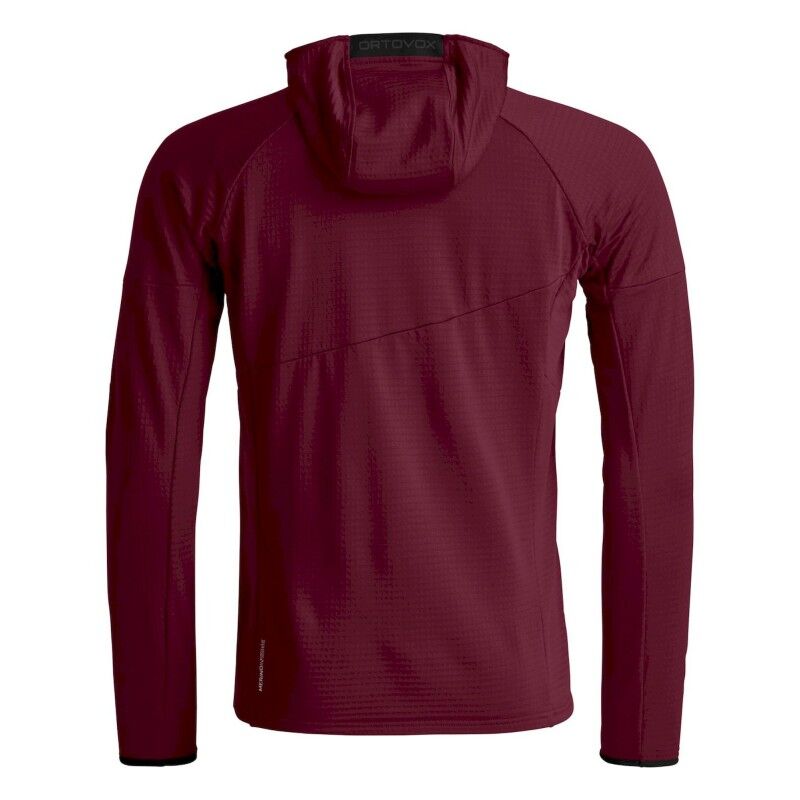 Ortovox Fleece Light Grid Hoody - Merino Fleecevest - Heren | Hardloop