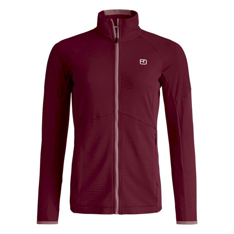 Fleece Light Grid Jacket - Merino Fleecejakke - Damer