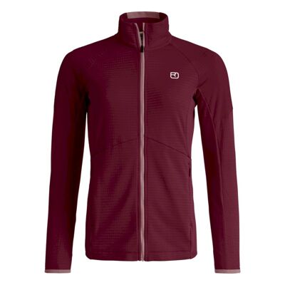 Fleece Light Grid Jacket - Polaire en laine mérinos femme