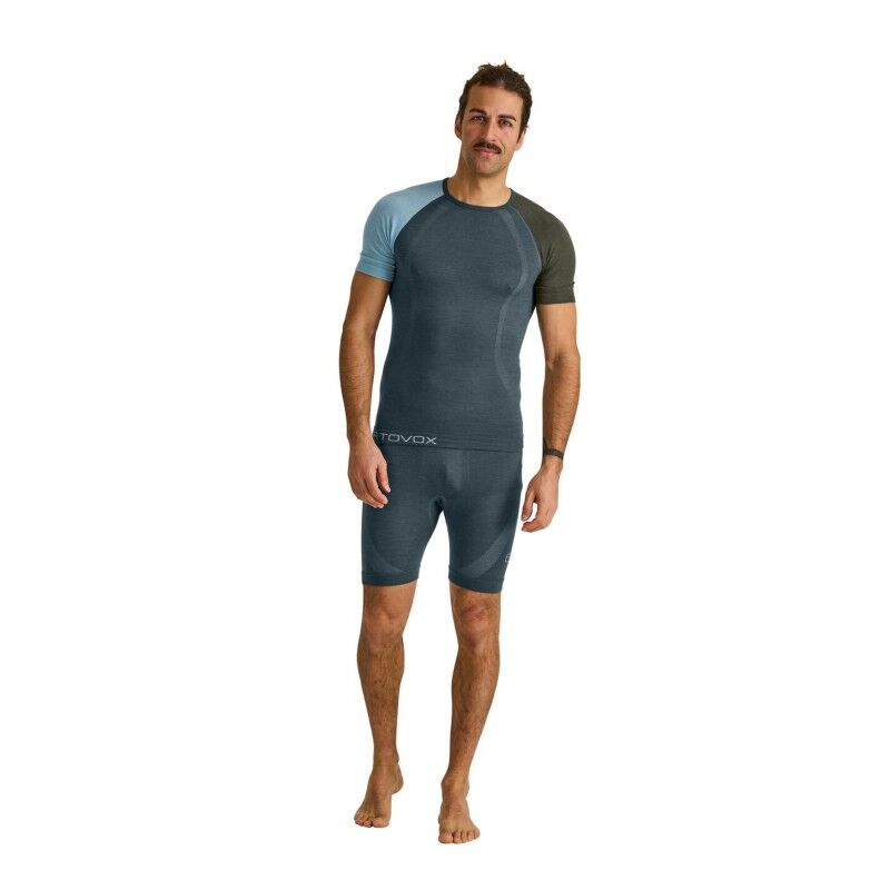 Ortovox 120 Comp Light Short Sleeve - Maillot thermique laine mérinos homme | Hardloop