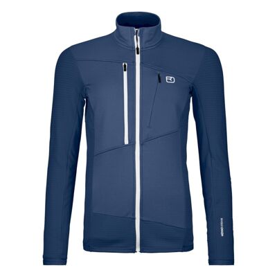 Fleece Grid Jacket - Polar z wełny Merino® damski