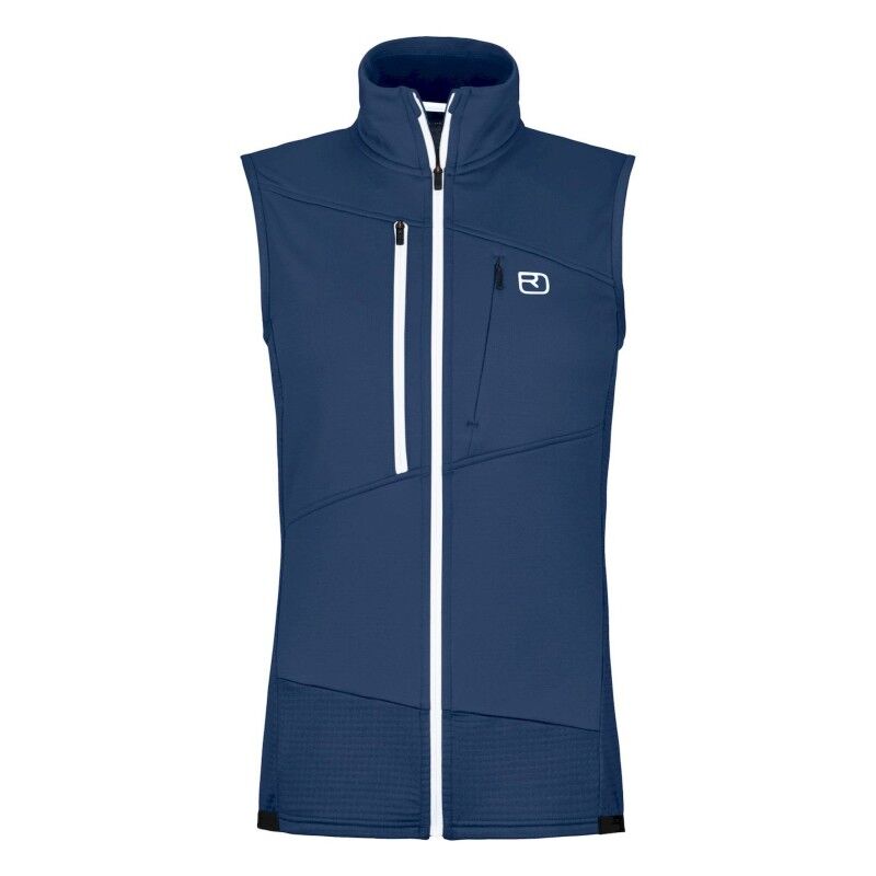 Fleece Grid Vest - Gilet - Donna
