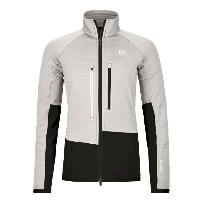 Fleece Rib Jacket - Merino Fleecejacka - Dam