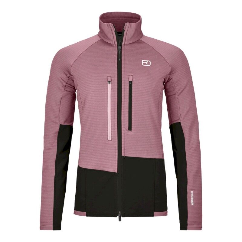 Fleece Rib Jacket - Merino Fleece jacket - Women's