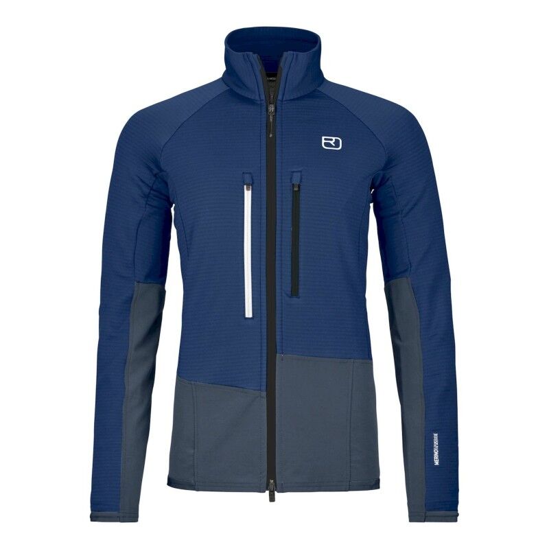 Fleece Rib Jacket - Giacca in pile di merino - Donna