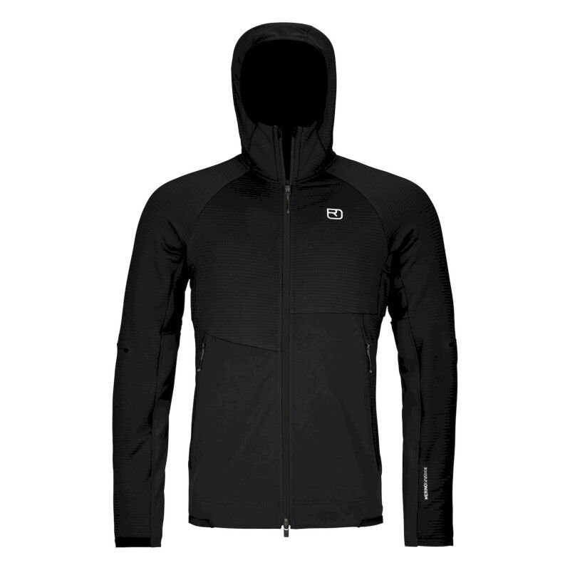 Fleece Rib Hoody - Forro polar de lana merina - Hombre