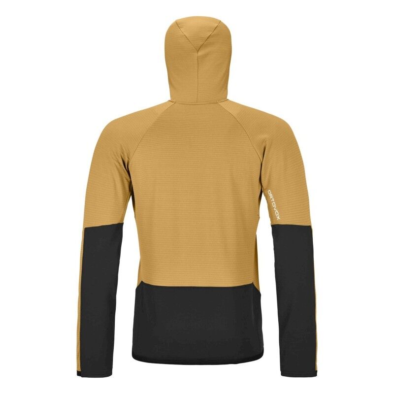 Ortovox Fleece Rib Hoody - Merino Fleecejakke - Herrer | Hardloop
