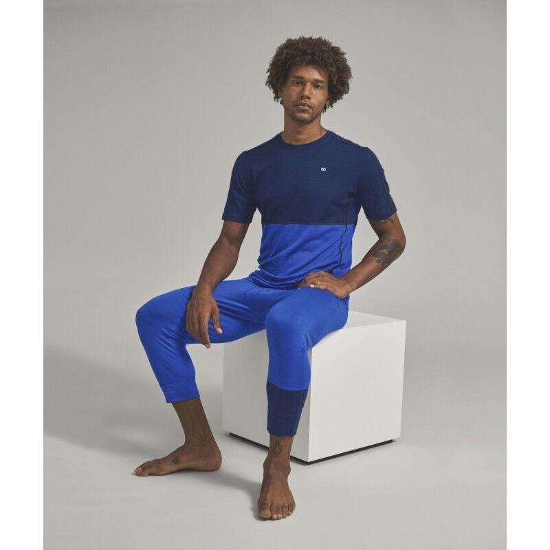 Ortovox 185 Rock'N'Wool Short Sleeve - Underställ merinoull - Herr | Hardloop