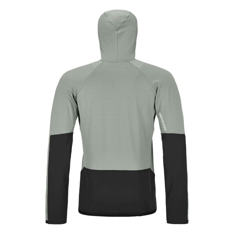 Ortovox Fleece Rib Hoody - Polaire en laine mérinos homme | Hardloop