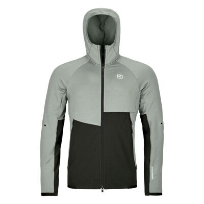 Fleece Rib Hoody - Merino Fleecetakki - Miehet