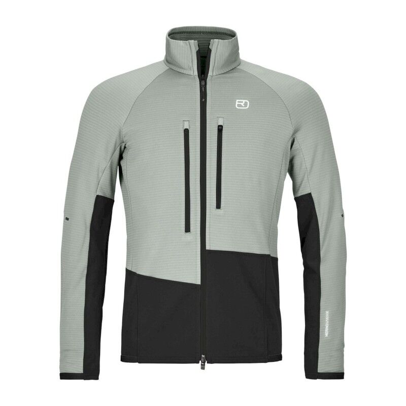 Fleece Rib Jacket - Giacca in pile di merino - Uomo