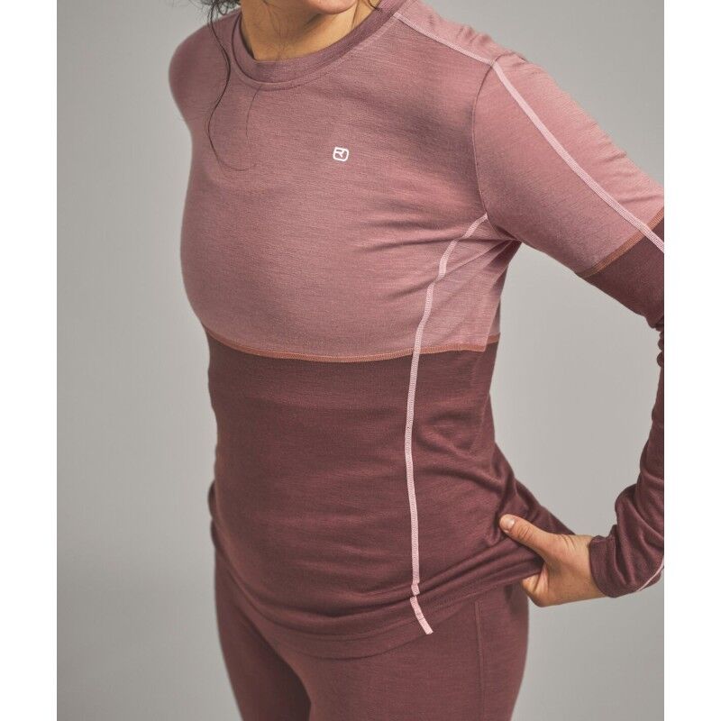 Ortovox 185 Rock'N'Wool Long Sleeve - Roupa interior térmica mulher | Hardloop