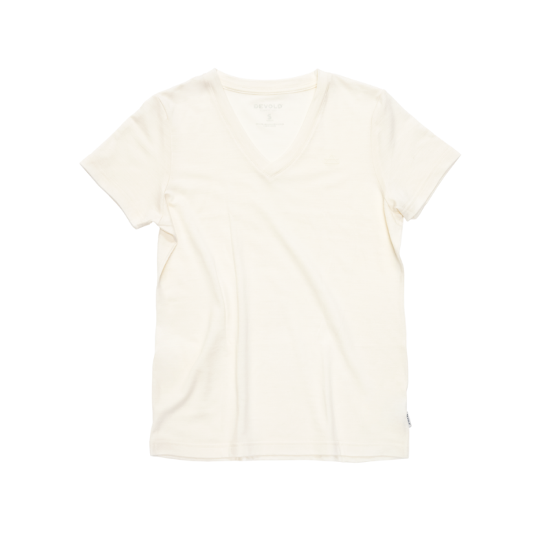 Premium V-Neck Wmn - Merinoshirt - Damen