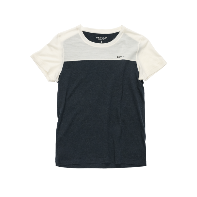 Classic Linear Tee Wmn - Camiseta de lã merino mulher