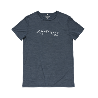Active "Skyline" Tee Man - Merino shirt - Men's