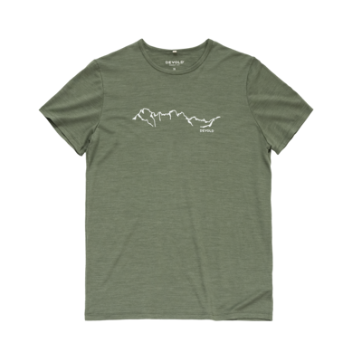 Active "Skyline" Tee Man - T-shirt en laine mérinos homme