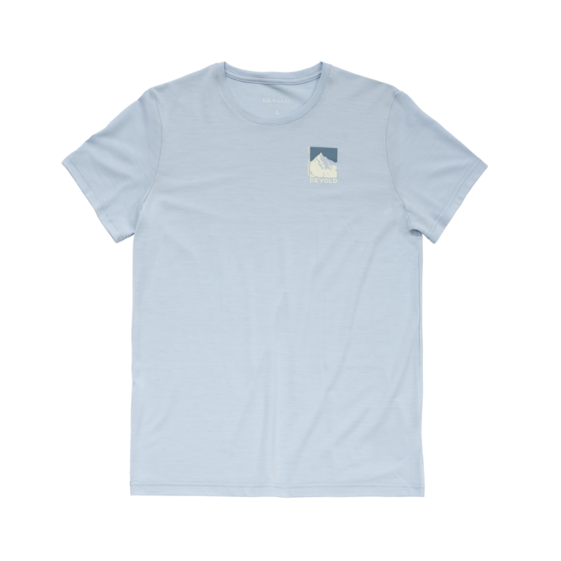 Classic "Summit" Tee Man - Maglia merino - Uomo