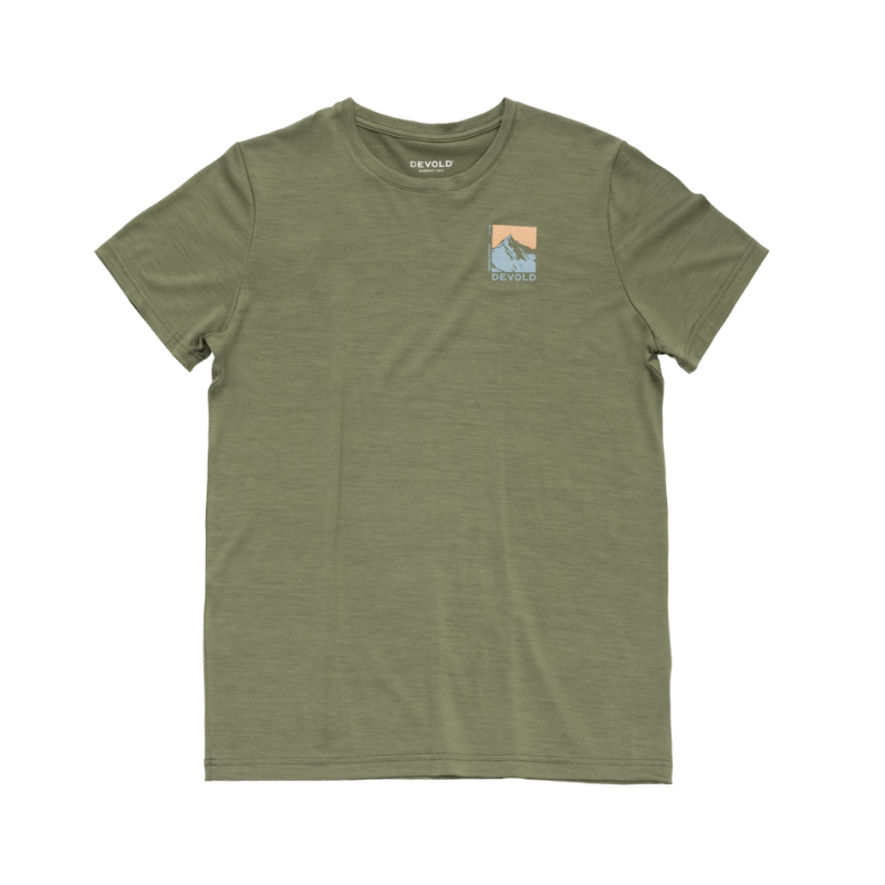 Classic "Summit" Tee Man - Maglia merino - Uomo