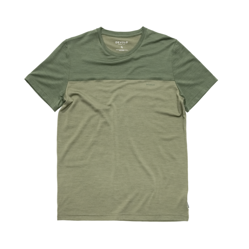 Classic Linear Tee Man - Merinoshirt - Heren
