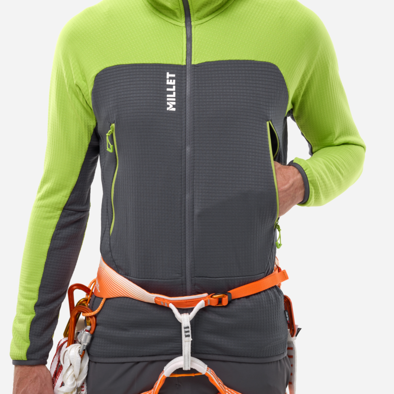 Millet Fusion Grid Hoodie - Giacca in pile - Uomo