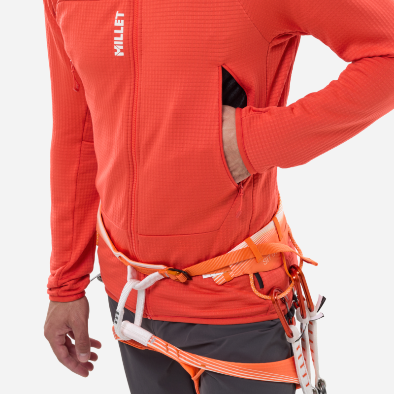 Millet Fusion Grid Jacket - Fleecejakke - Herrer | Hardloop