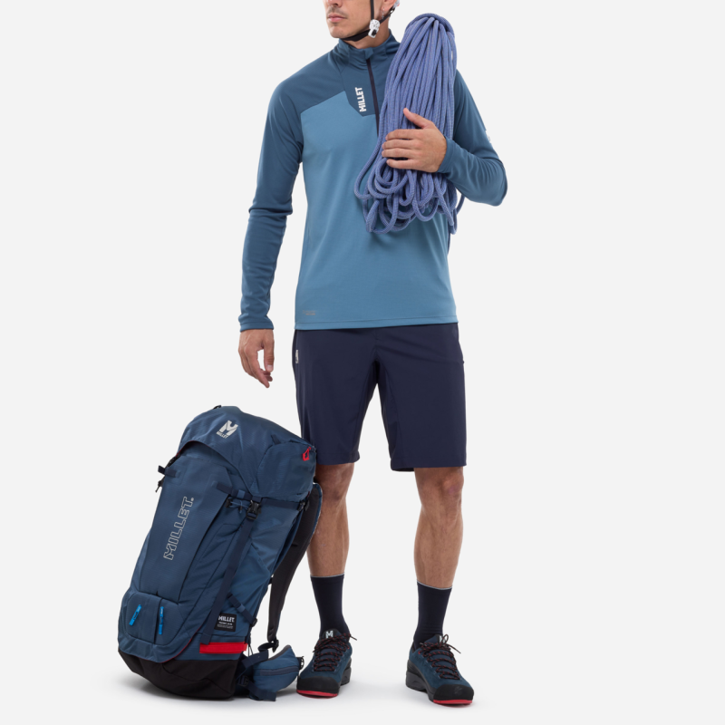Millet Kamet Ts Zip Ls M - Koszulka meska | Hardloop