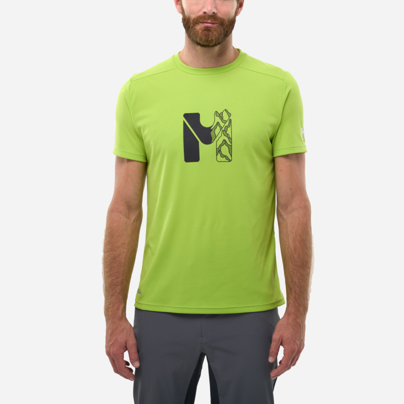 Kamet Map Ts Ss M - T-Shirt - Herren