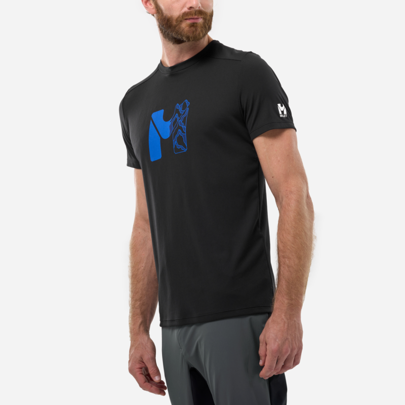 Kamet Map Ts Ss M - T-shirt - Herr