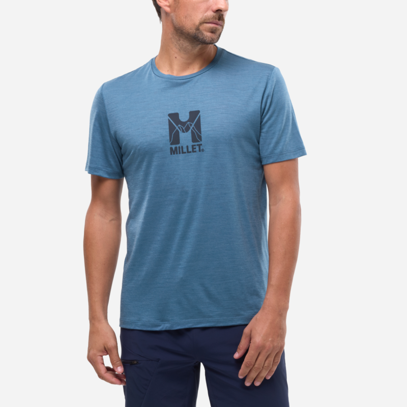 Ubic Wool Ts Ss M - T-shirt - Herrer