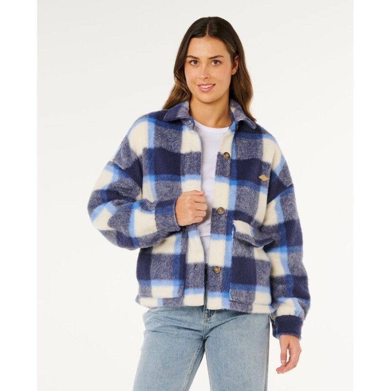 Cala Nights Check Jacket - Dámská fleesová mikina
