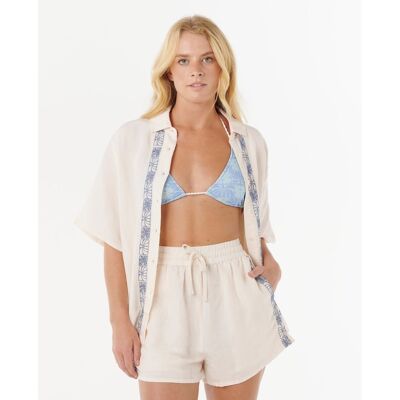 Oceanic Embroidered Shirt - Shirt - Women's