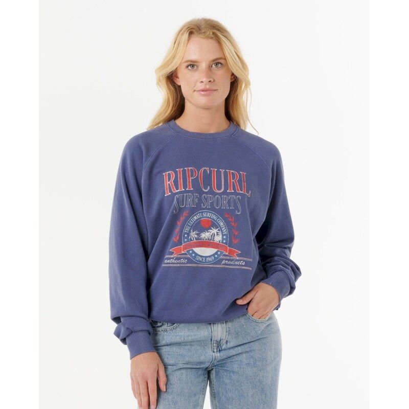 Surf Dept. Relaxed Raglan Crew - Pulloverit - Naiset