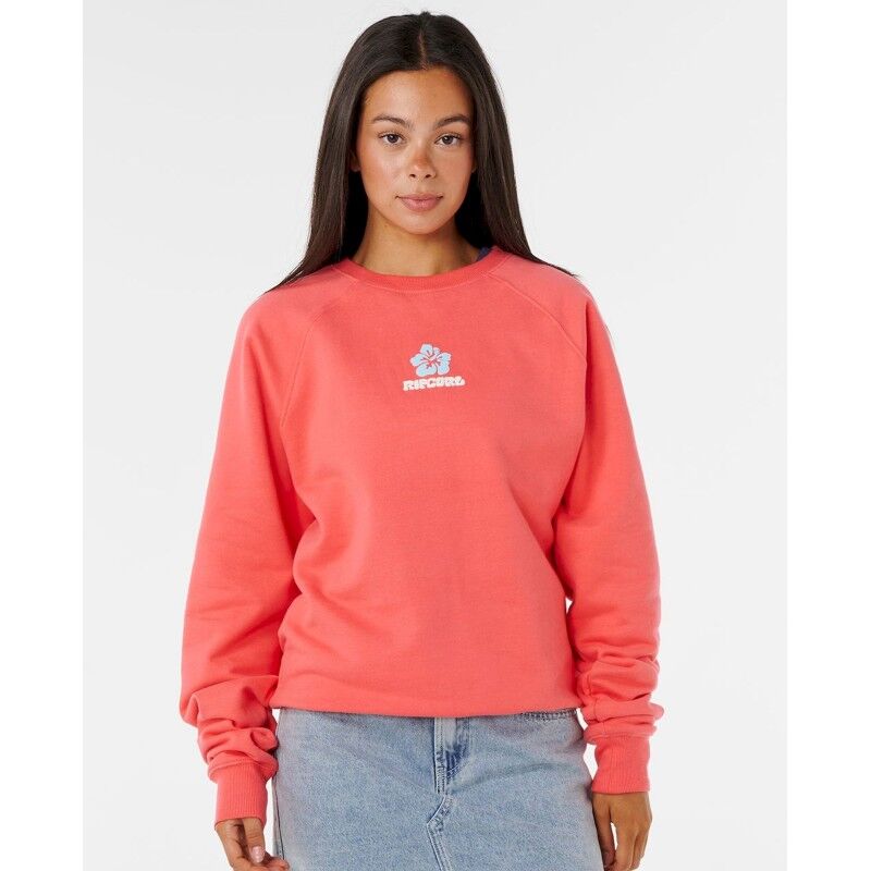 Luxe Surf Raglan Relaxed Crew - Sweatshirt femme