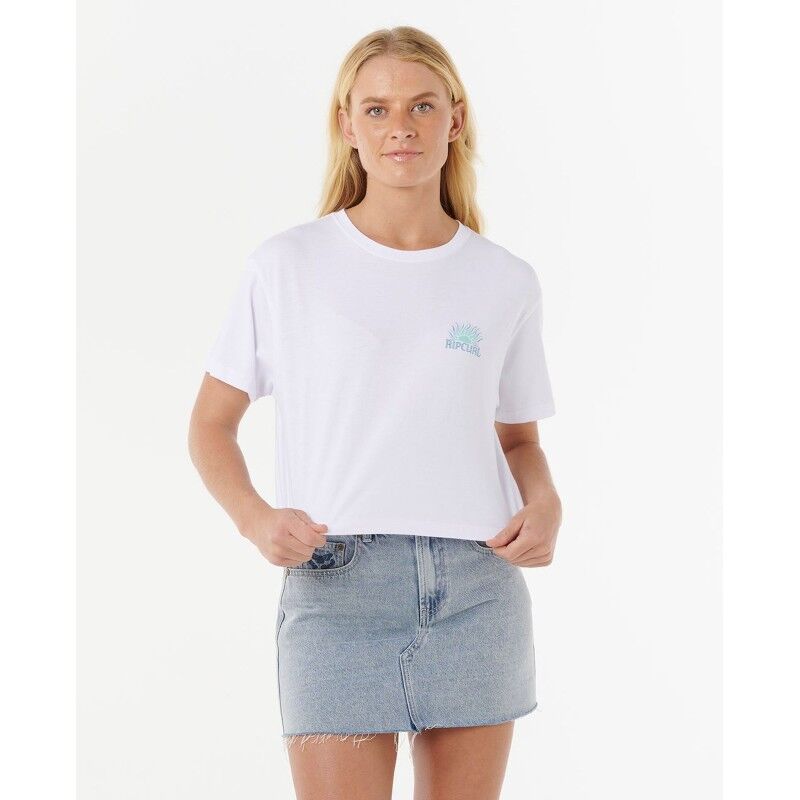 Sunrise Crop Tee - Camiseta - Mujer