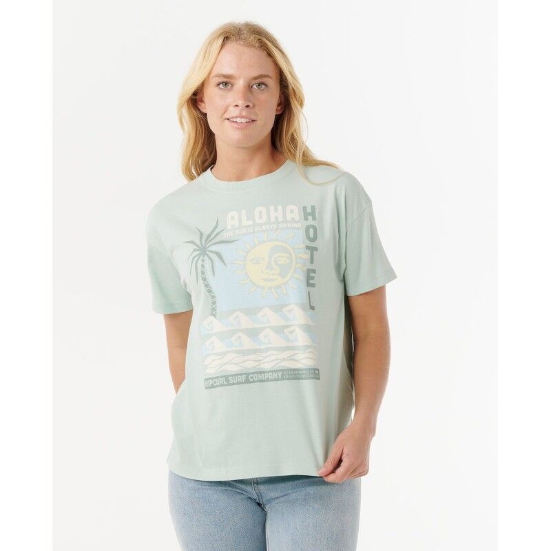 Aloha Hotel Relaxed Tee - T-shirt - Dames