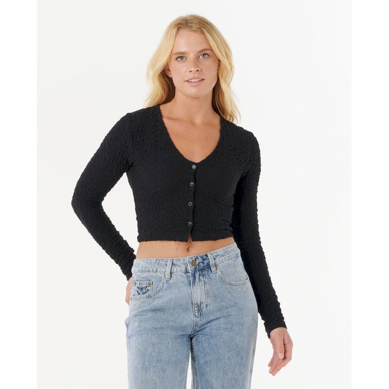 Sunset Luau Texture Ls Tee - T-shirt mulher