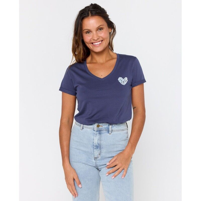 Rip Curl Heart V Neck Tee - T-shirt damski | Hardloop