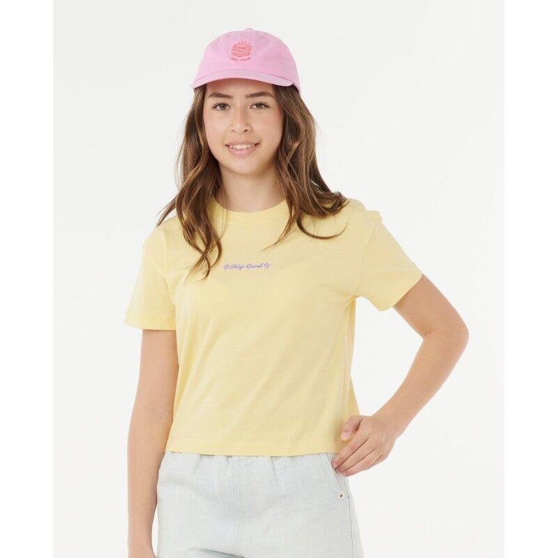 Sunset Skies Crop Tee - T-shirt - Børn