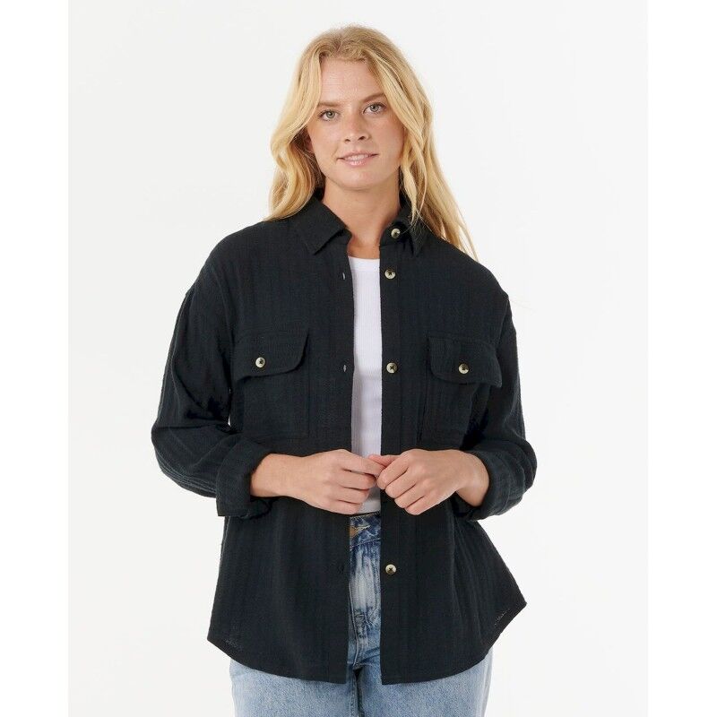 Oceanic Textured Shacket - Skjorte - Damer