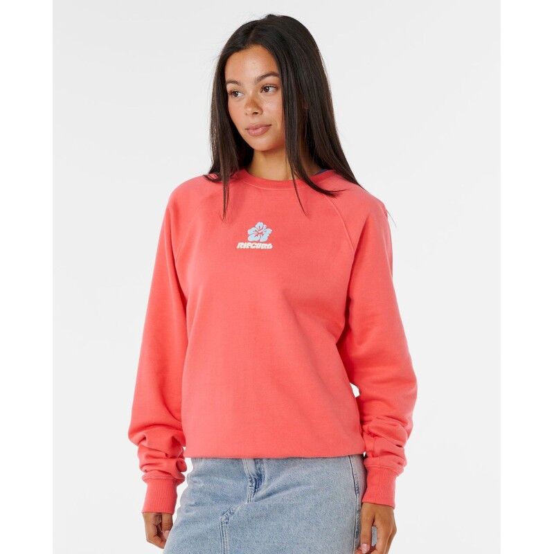Rip Curl Luxe Surf Raglan Relaxed Crew - Trui - Dames | Hardloop