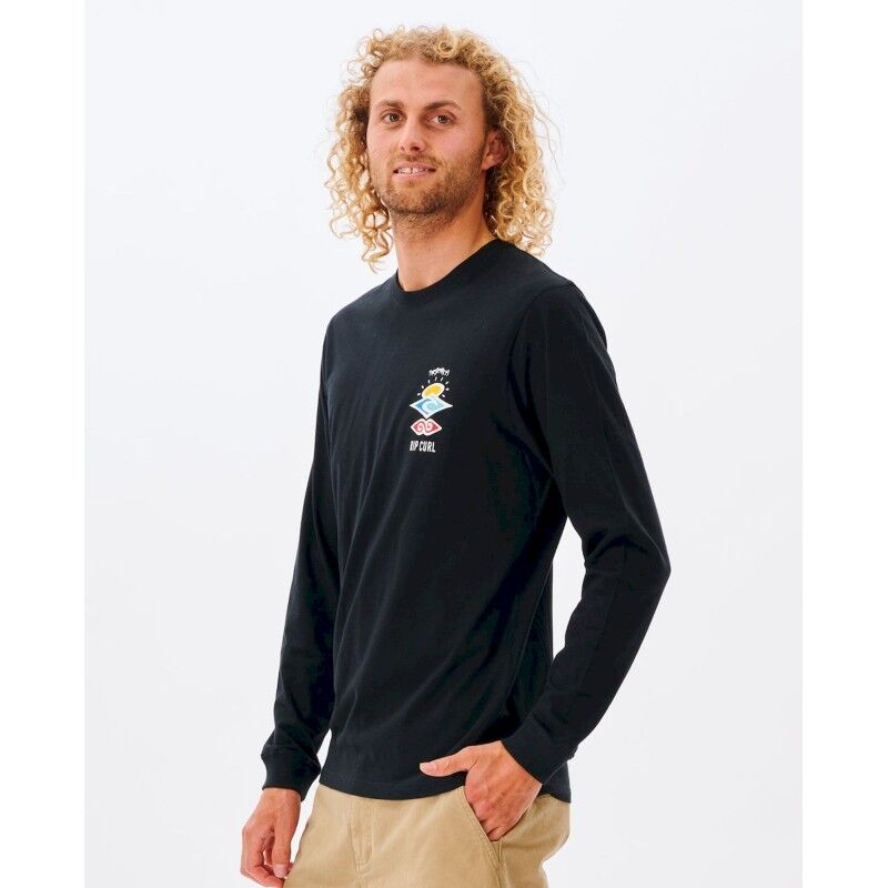 Rip Curl Search Icon L/S Tee - T-shirt homme | Hardloop