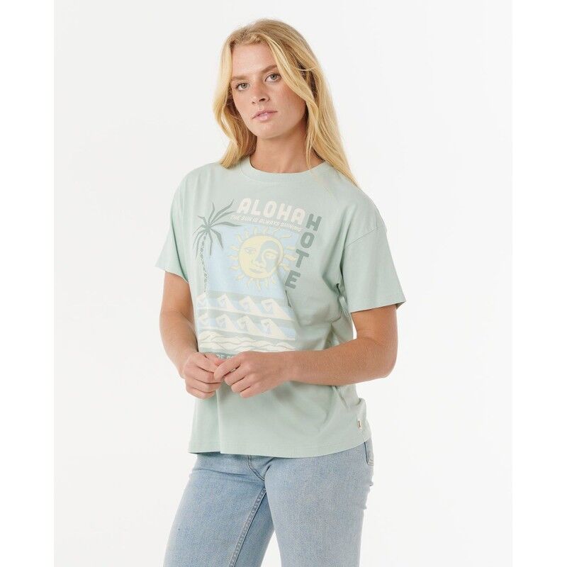 Rip Curl Aloha Hotel Relaxed Tee - T-shirt - Dam | Hardloop