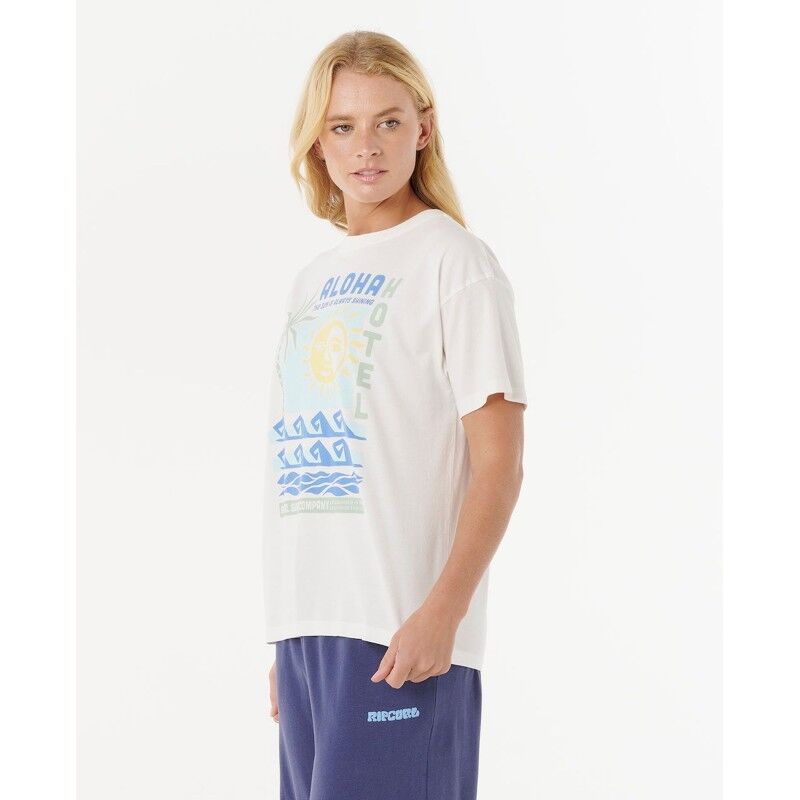 Rip Curl Aloha Hotel Relaxed Tee - T-Shirt - Damen | Hardloop