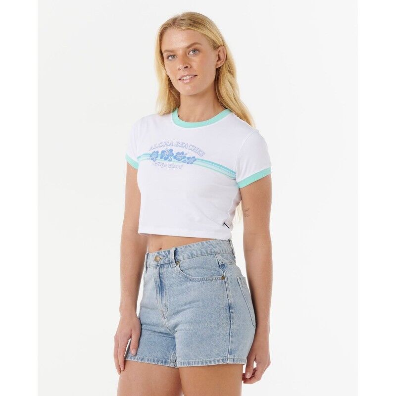 Rip Curl Keepsakes Baby Tee - T-shirt - Dam | Hardloop